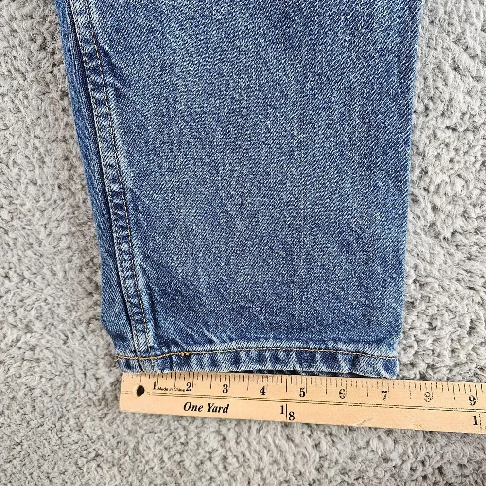 Vintage Levis 545 Jeans Mens 32x31* Blue Denim Loose Tapered Copper Tag 90s USA
